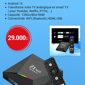 ANDROID BOX / 8Go Ram / 128Go