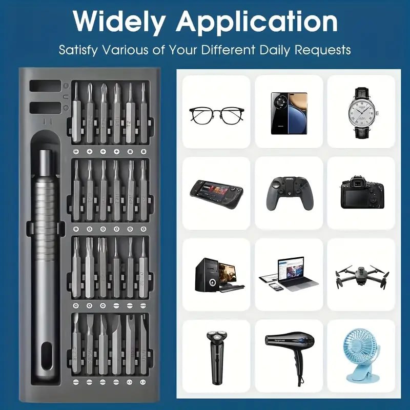 Kit de Tournevis Précision Professionnel – Ensemble Complet pour Réparations et Modifications – Image 2