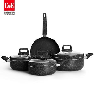 Ensemble Casserole CE-100% Aluminium de Qualité
