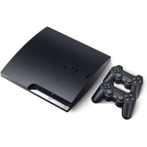 Console de jeux PS3 slim + deux manettes