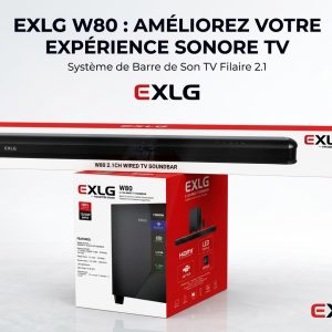 BARRE DE SON AVEC CAISSON EXLG W80