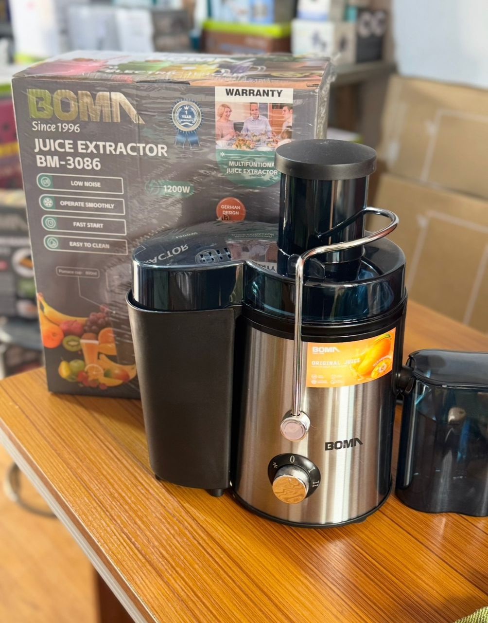 EXTRACTEUR DE JUS ÉLECTRIQUE BOMA