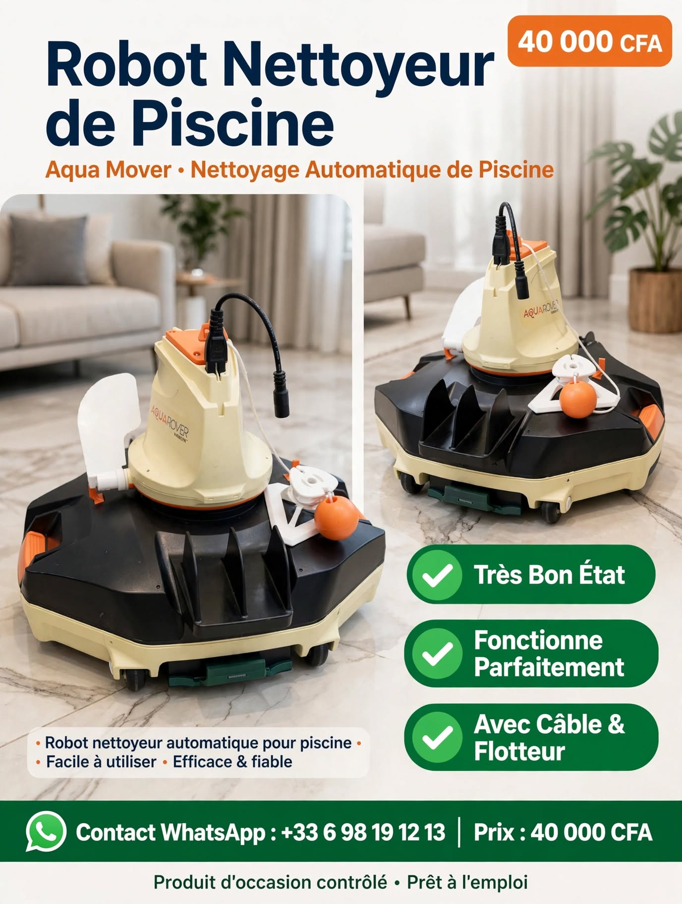 Robot Nettoyeur Piscine