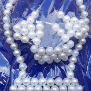Ensemble Complet de Collier Perlé