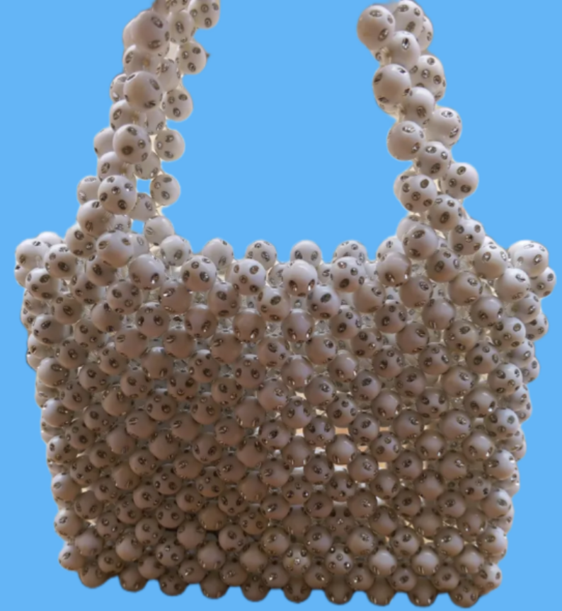 Sac et Collier Perlé (Ensemble Complet) – Image 3